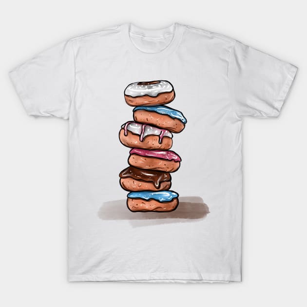 Doughnuts T-Shirt by Svetlana Pelin